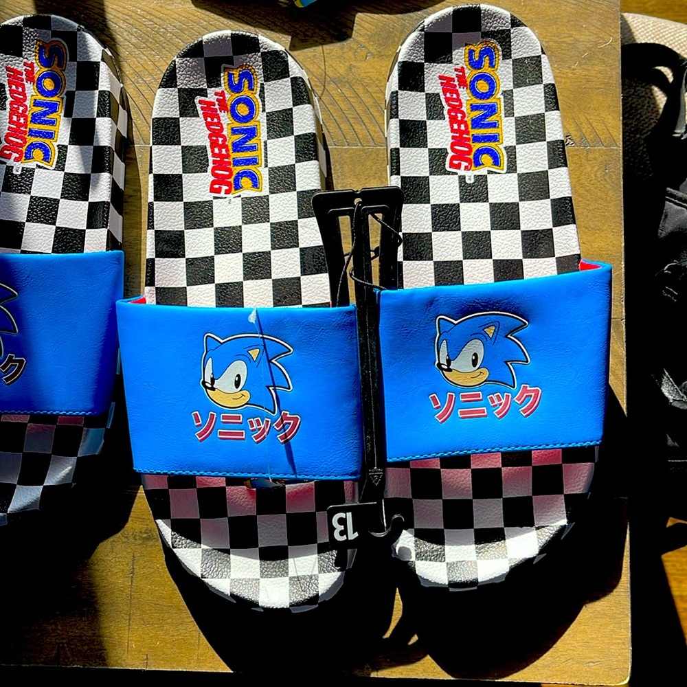 Brand new sonic, the hedgehog slides